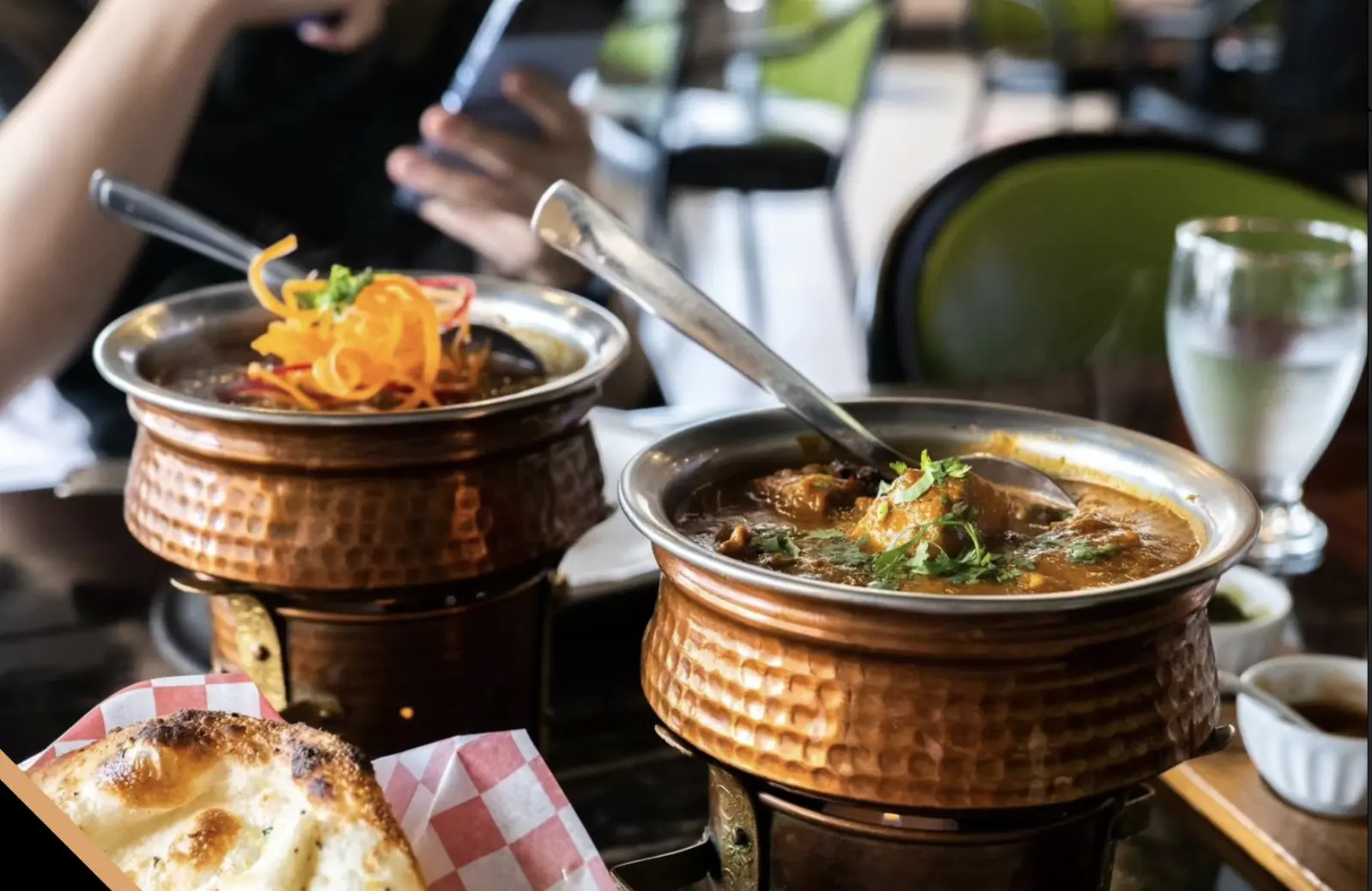 Empire Grill Fine Indian Cuisine restaurant interior in Edmonton, AB